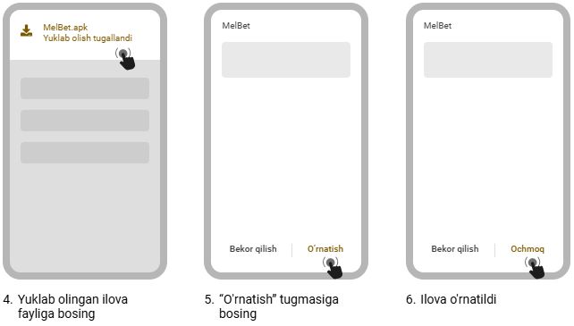 O‘zbekistonda Melbet ilovasini telefoningizga yuklab oling