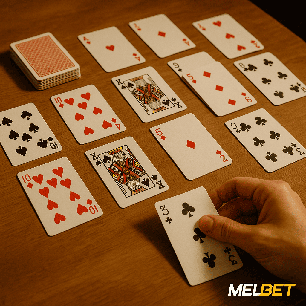 Qo‘llanma: MelBetda pasyansni qanday yig‘ish mumkin?